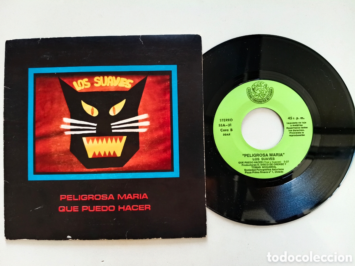 Discos de vinilo: Los Suaves - Peligrosa Maria /Que Puedo Hacer- SG SOCIEDAD FONOGRAFICA ASTURIANA 1982 // VINILO NM