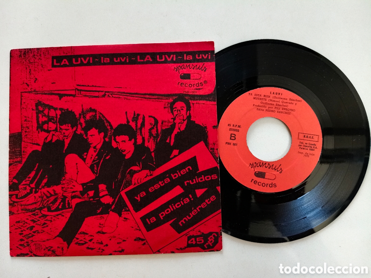 Discos de vinilo: LA UVI - Ya Esta Bien + 3 - EP ORIGINAL SPANSULS 1982 // SPANISH PUNK KBD