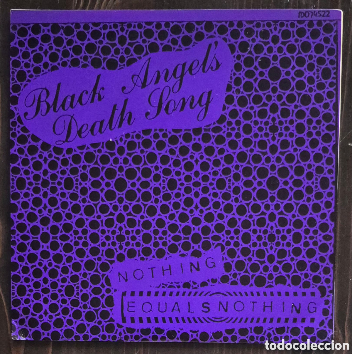 Discos de vinilo: SINGLE - BLACK ANGEL'S DEATH SONG - NOTHING EQUALS NOTHING - 1991 USA