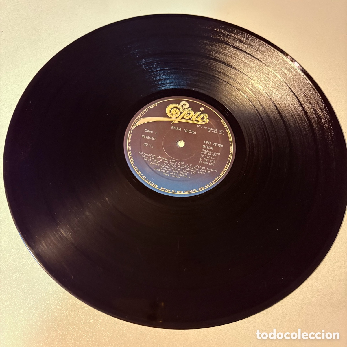 Discos de vinilo: lp Rosa Negra de 1984 - Foto 5