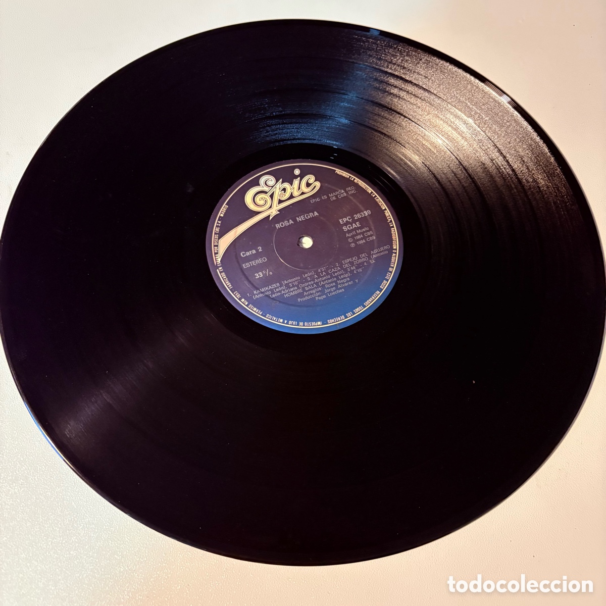 Discos de vinilo: lp Rosa Negra de 1984 - Foto 6