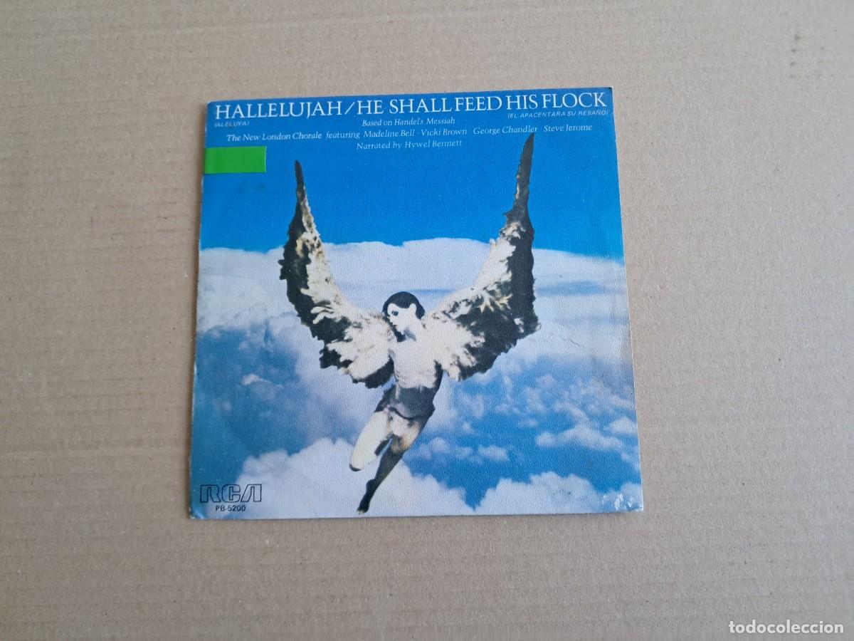 Discos de vinilo: THE NEW LONDON CHORALE - HALLELUJAH SINGLE 1979 EDICION ESPA&Ntilde;OLA
