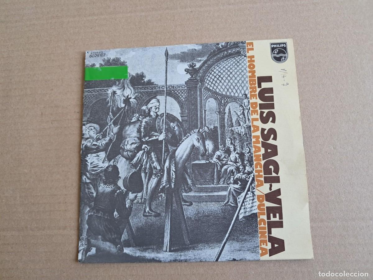 Discos de vinilo: LUIS SAGI VELA - EL HOMBRE DE LA MANCHA SINGLE 1973