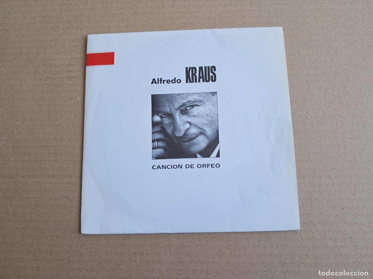 Discos de vinilo: ALFREDO KRAUS - CANCION DE ORFEO SINGLE PROMOCIONAL 1991