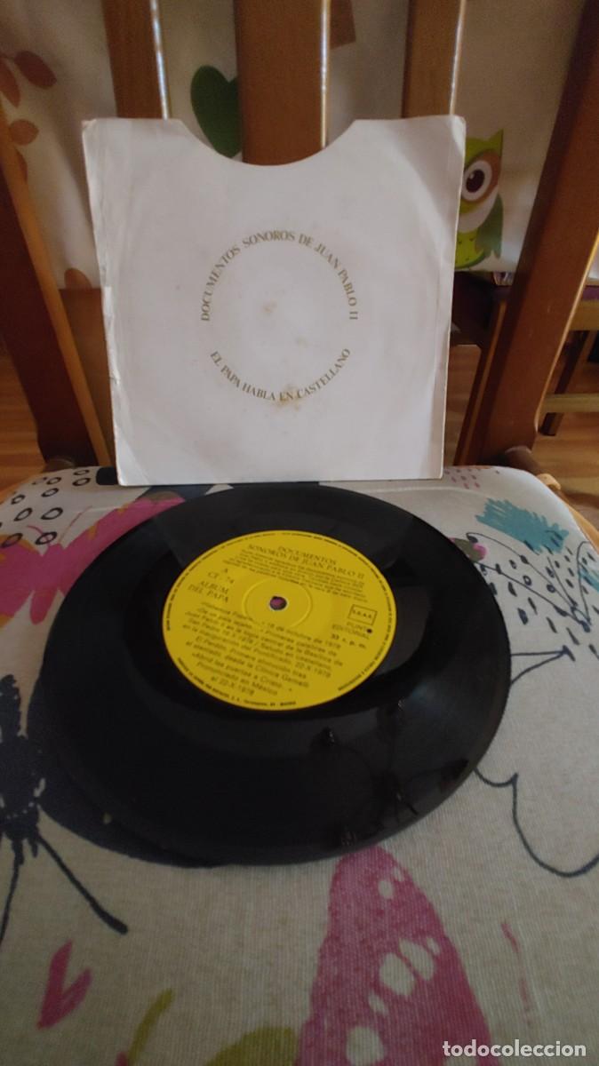 Discos de vinilo: DOCUMENTOS SONOROS-SINGLE EL PAPA HABLA EN CASTELLANO