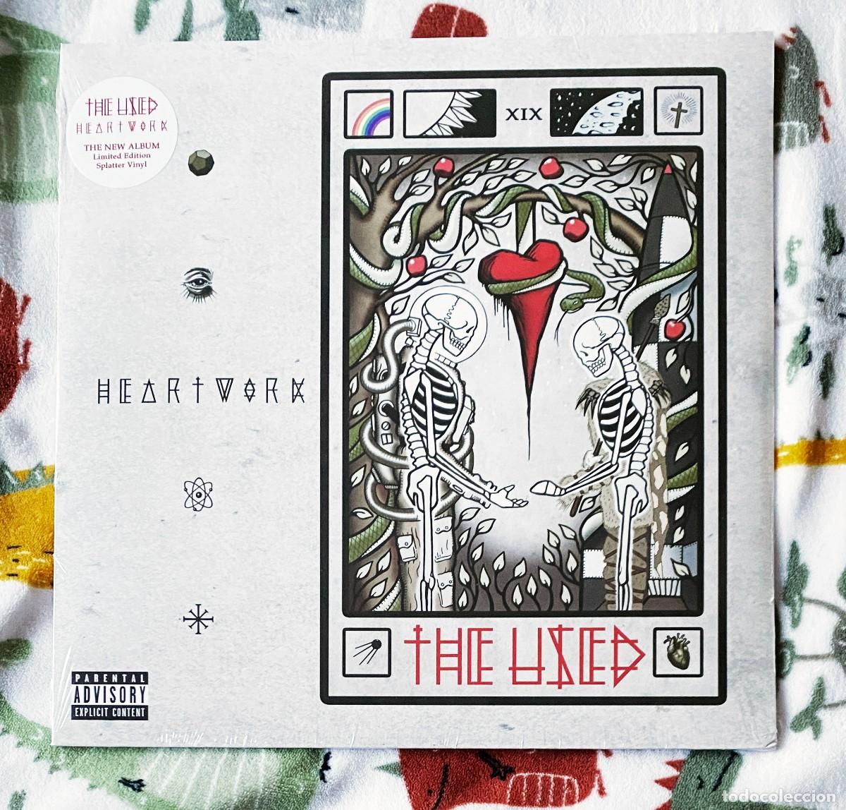 Discos de vinilo: THE USED - HEARTWORK 12'' DOBLE LP PRECINTADO VINILO CLEAR SPLATTER - POST-HARDCORE ROCK ALTERNATIVO