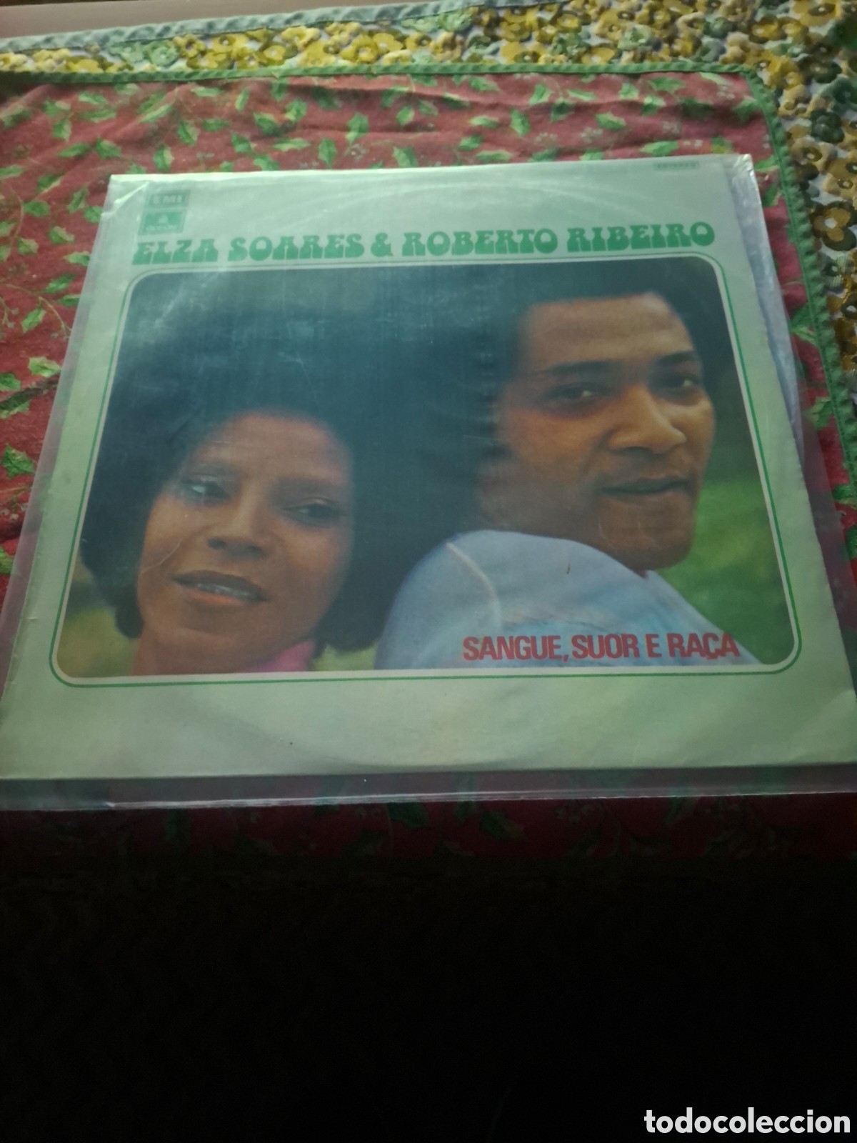 Discos de vinilo: Elza Soares & Roberto Ribeiro Sangue Suor e Ra&ccedil;a ed espa&ntilde;ola