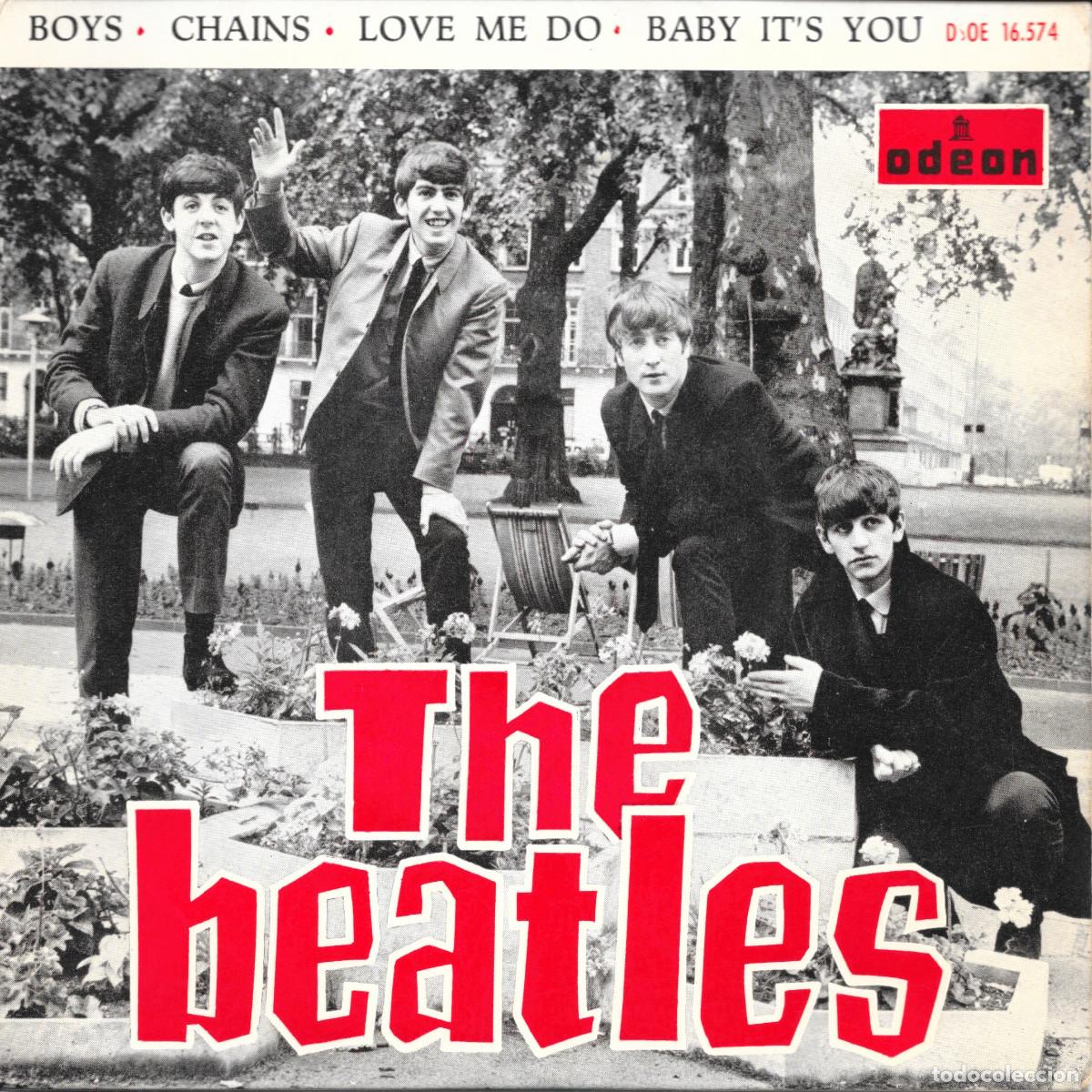 Discos de vinilo: Beatles EP Boys / Chains / Love me do / Baby it's you