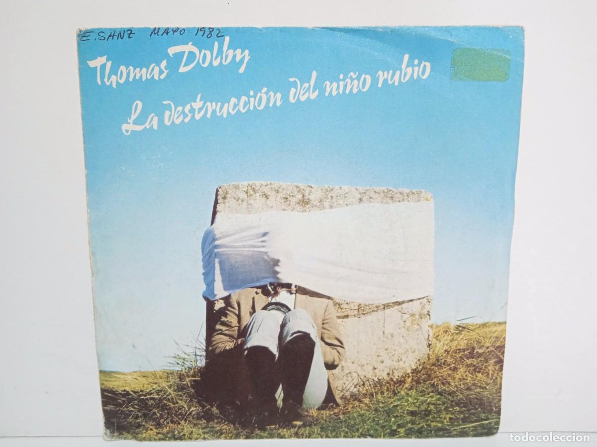 Discos de vinilo: Thomas Dolby - La Destrucci&oacute;n Del Ni&ntilde;o Rubio - Single - PROMO - 1982