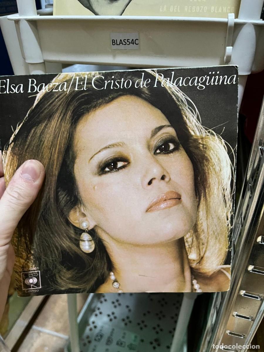 Discos de vinilo: BLAS54C &ndash; Single &ndash; Elsa Baeza &ndash; El Cristo de Palacag&uuml;ina.