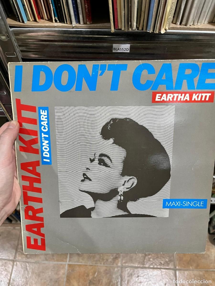 Discos de vinilo: BLAS52D &ndash; disco vinilo &ndash; Eartha Kitt &ndash; I Don't Care.