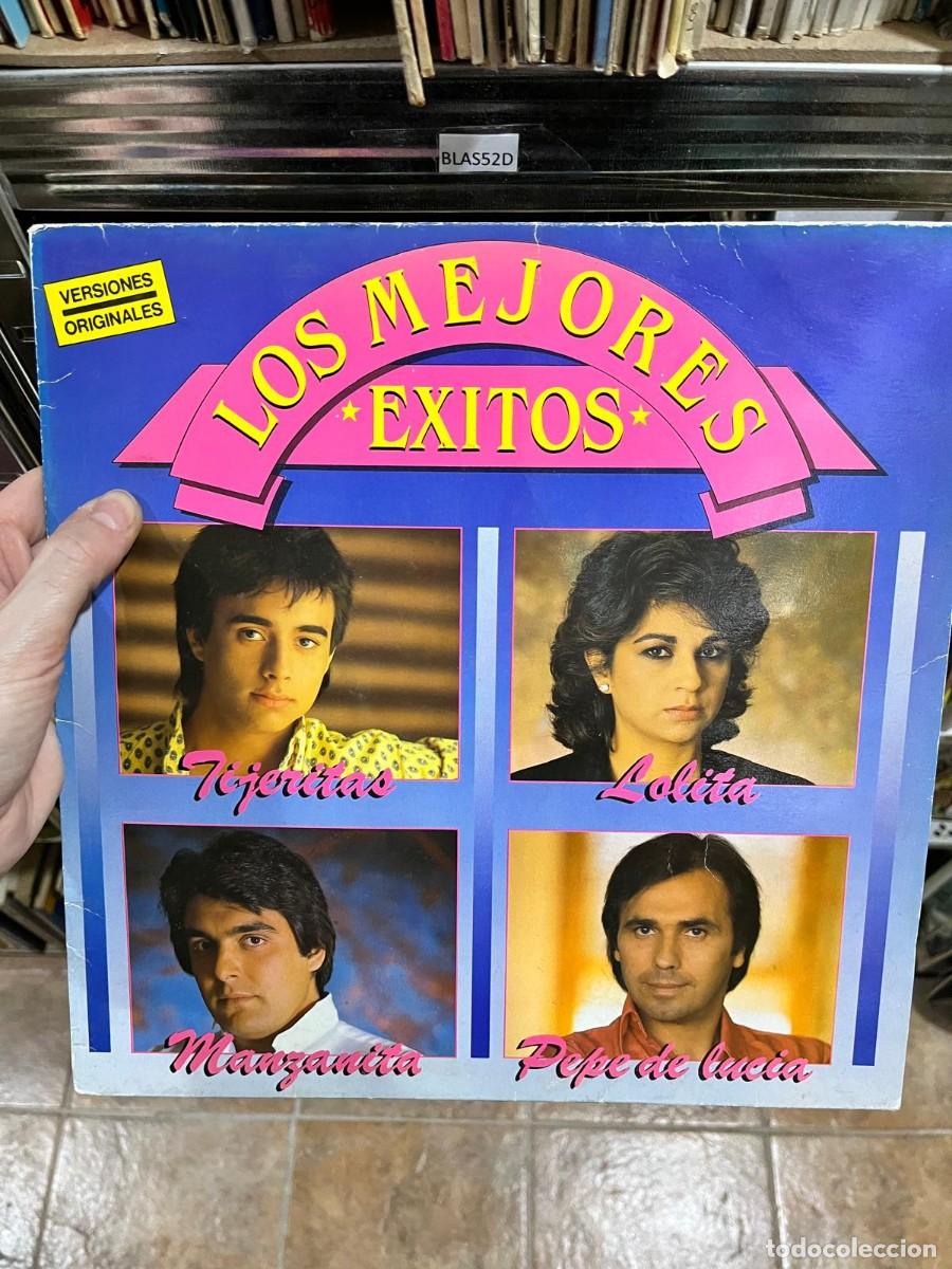 Discos de vinilo: BLAS52D &ndash; LP recopilatorio &ndash; Los mejores &eacute;xitos (Tejeritas, Lolita, Manzanita y Pepe de Luc&iacute;a).
