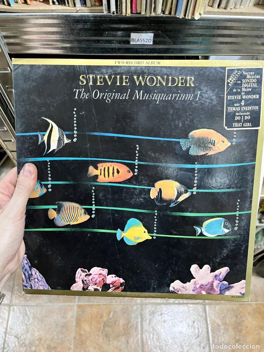 Discos de vinilo: BLAS52D &ndash; Doble LP &ndash; Stevie Wonder &ndash; The Original Musiquarium I. vinilo
