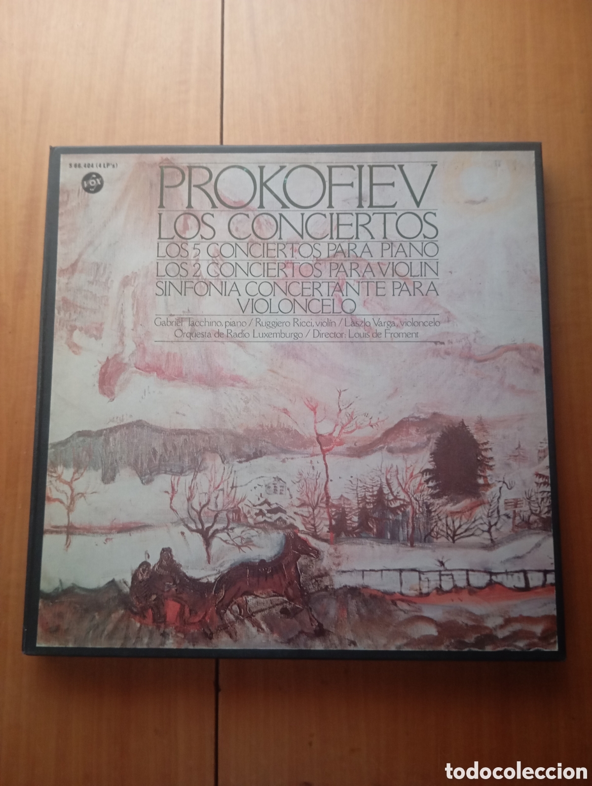 Discos de vinilo: Prokofiev Los Conciertos 4LPS