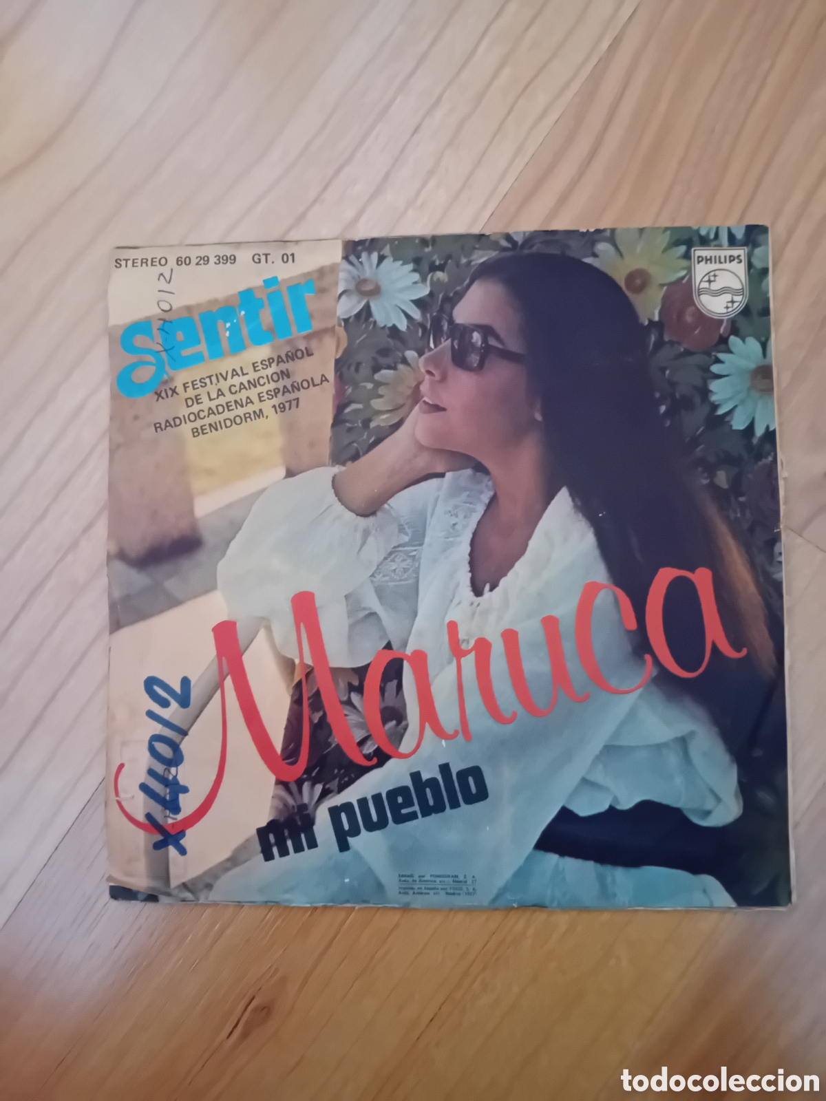 Discos de vinilo: MARUCA. SENTIR. MI PUEBLO - Foto 2