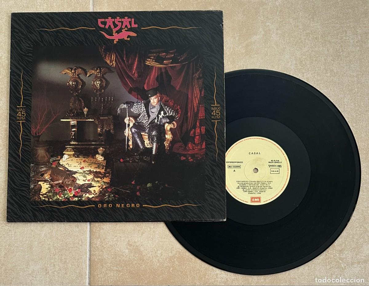 Discos de vinilo: TINO CASAL VINILO MAXI ORO NEGRO 1988 DIFICIL