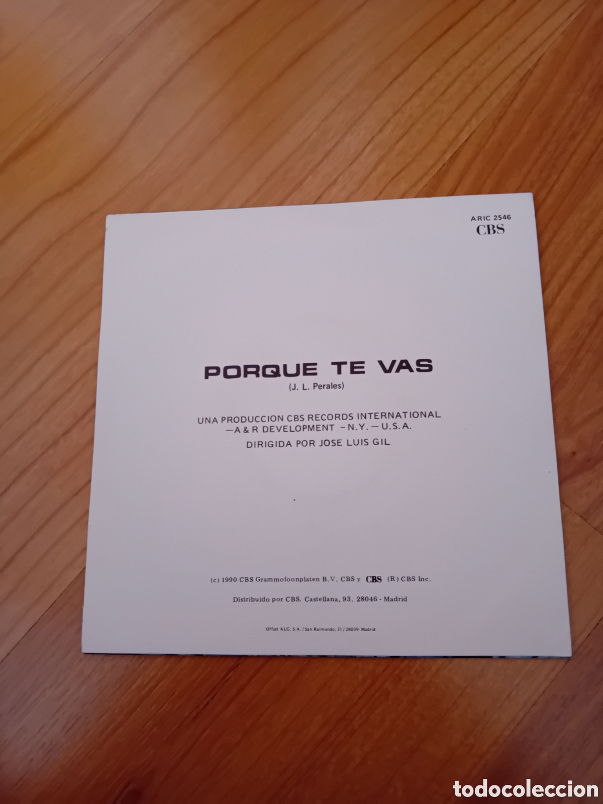 Discos de vinilo: JOSE LUIS PERALES. PORQUE TE VAS - Foto 2