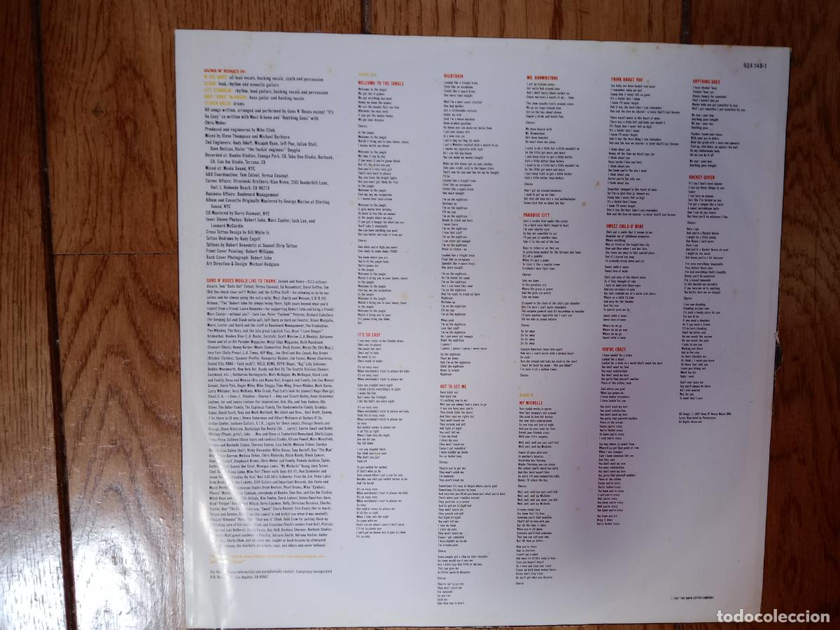 Discos de vinilo: Guns N Roses - appetite for destruction - Foto 4
