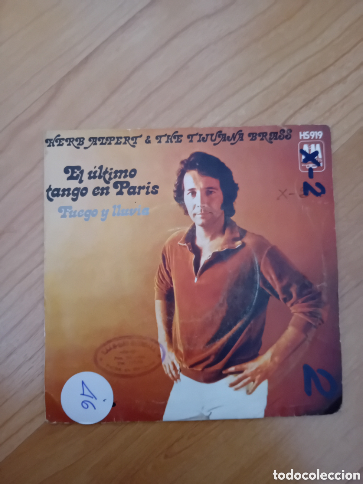 Discos de vinilo: HERB ALPERT & THE TIJUANA BRASS. EL ULTIMO TANGO EN PAR&Iacute;S