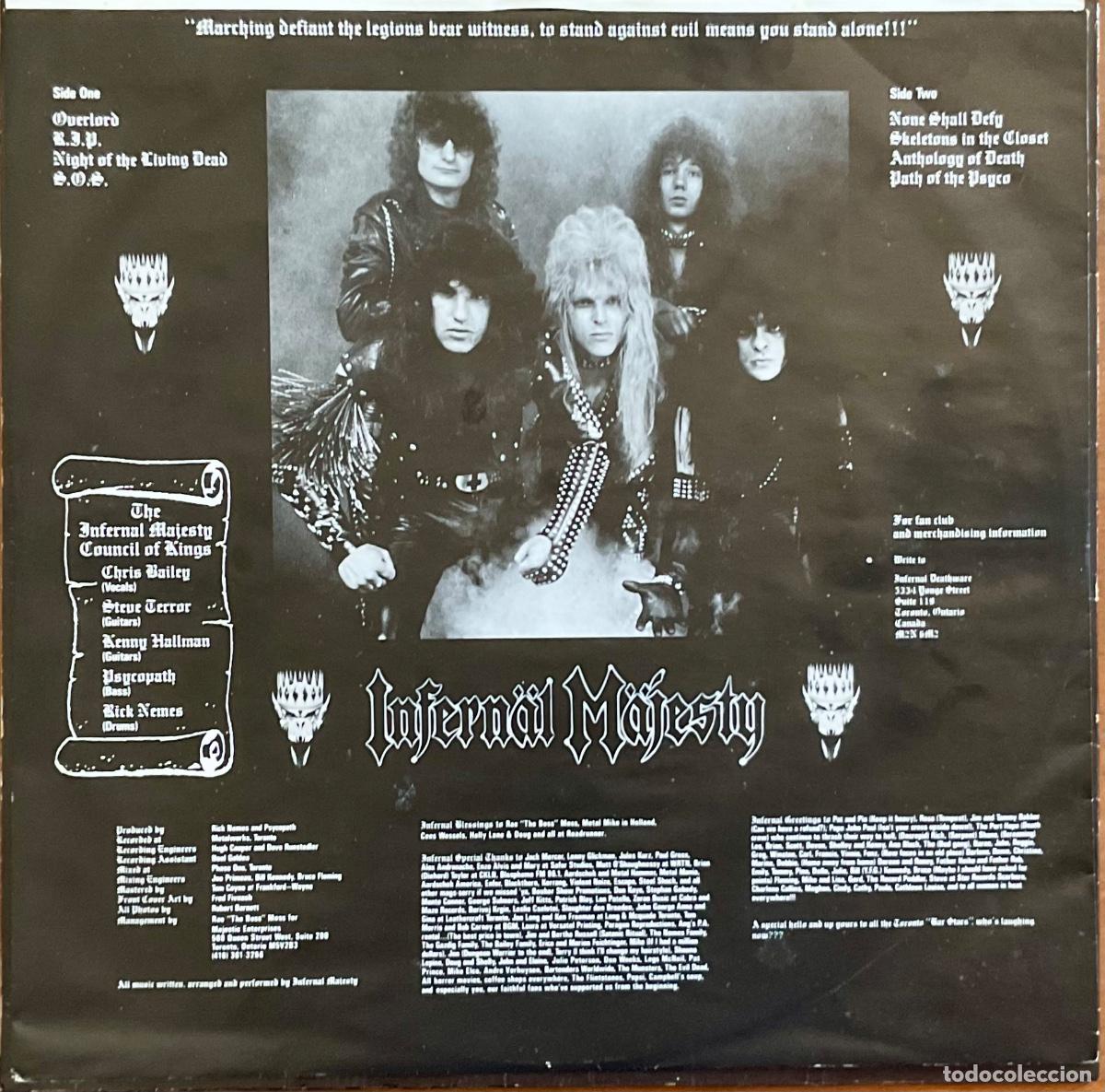 Discos de vinilo: INFERNAL MAJESTY - NONE SHALL DEFY - Foto 4