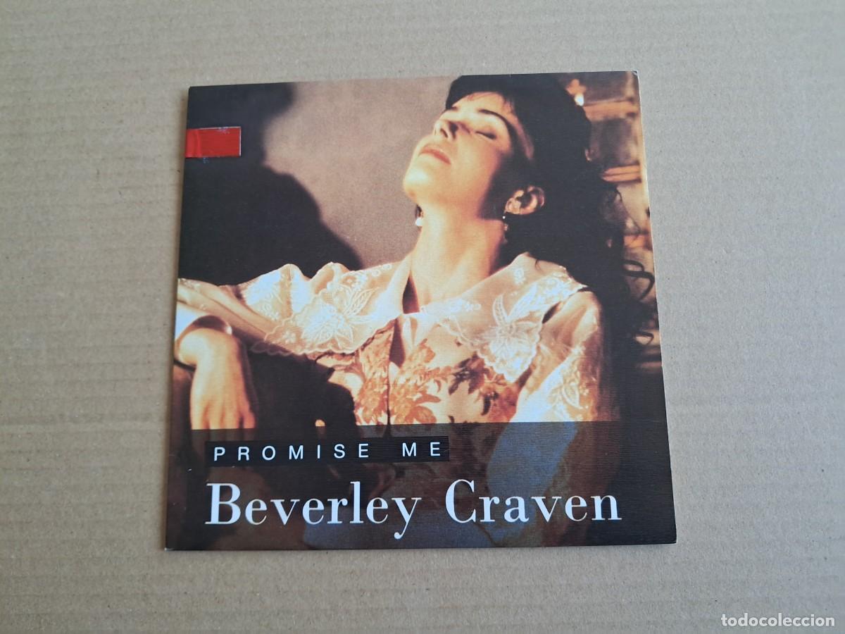 Discos de vinilo: BEVERLEY CRAVEN - PROMISE ME SINGLE PROMOCIONAL 1990 EDICION ESPA&Ntilde;OLA