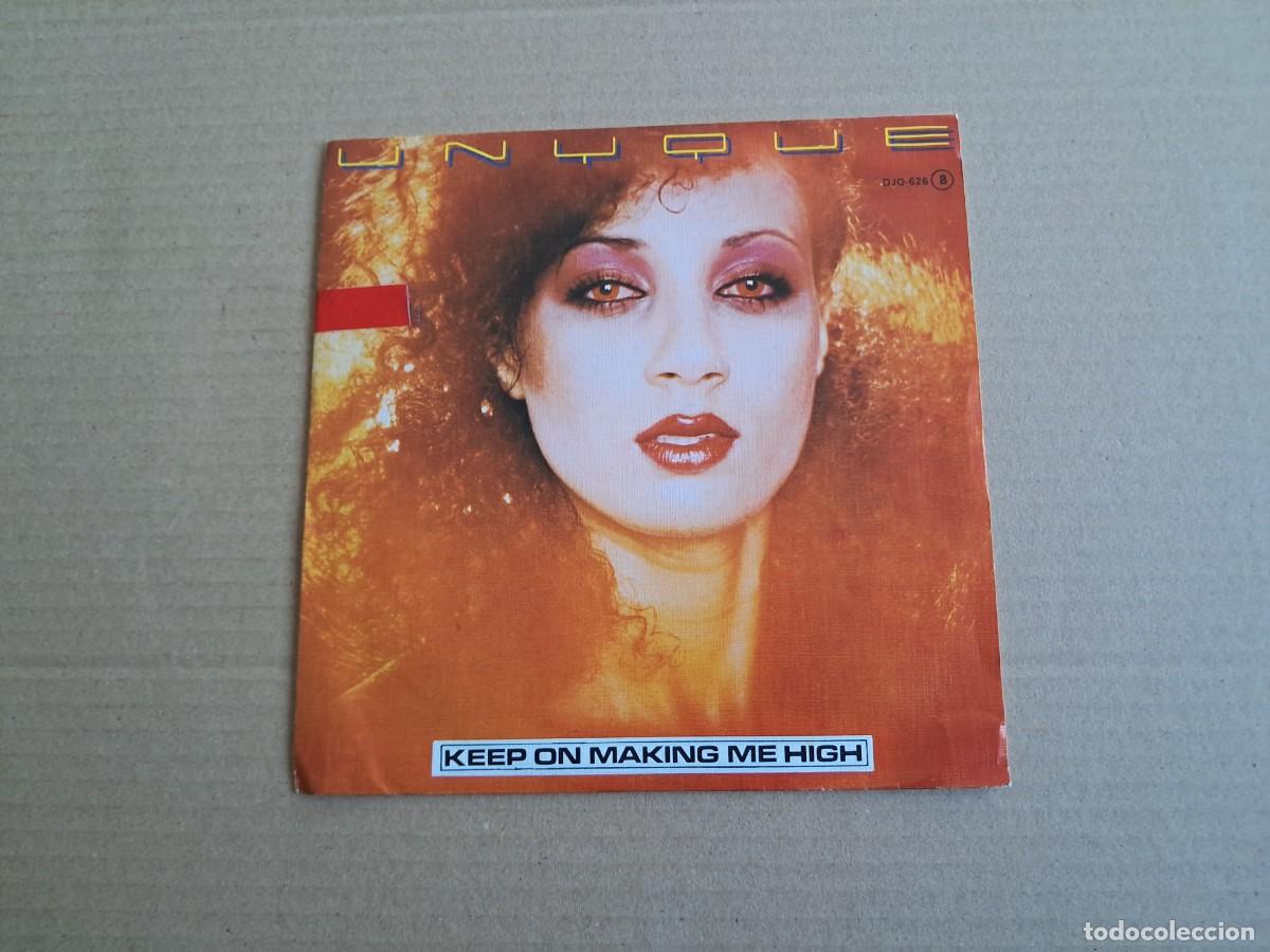 Discos de vinilo: UNYQUE - KEEP ON MAKING ME HIGH SINGLE 1979 EDICION ESPA&Ntilde;OLA