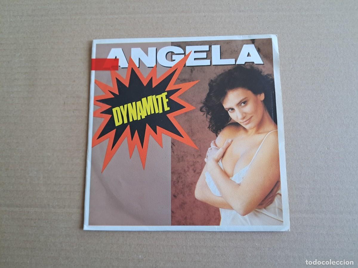 Discos de vinilo: ANGELA - DYNAMITE SINGLE 1989 EDICION ESPA&Ntilde;OLA