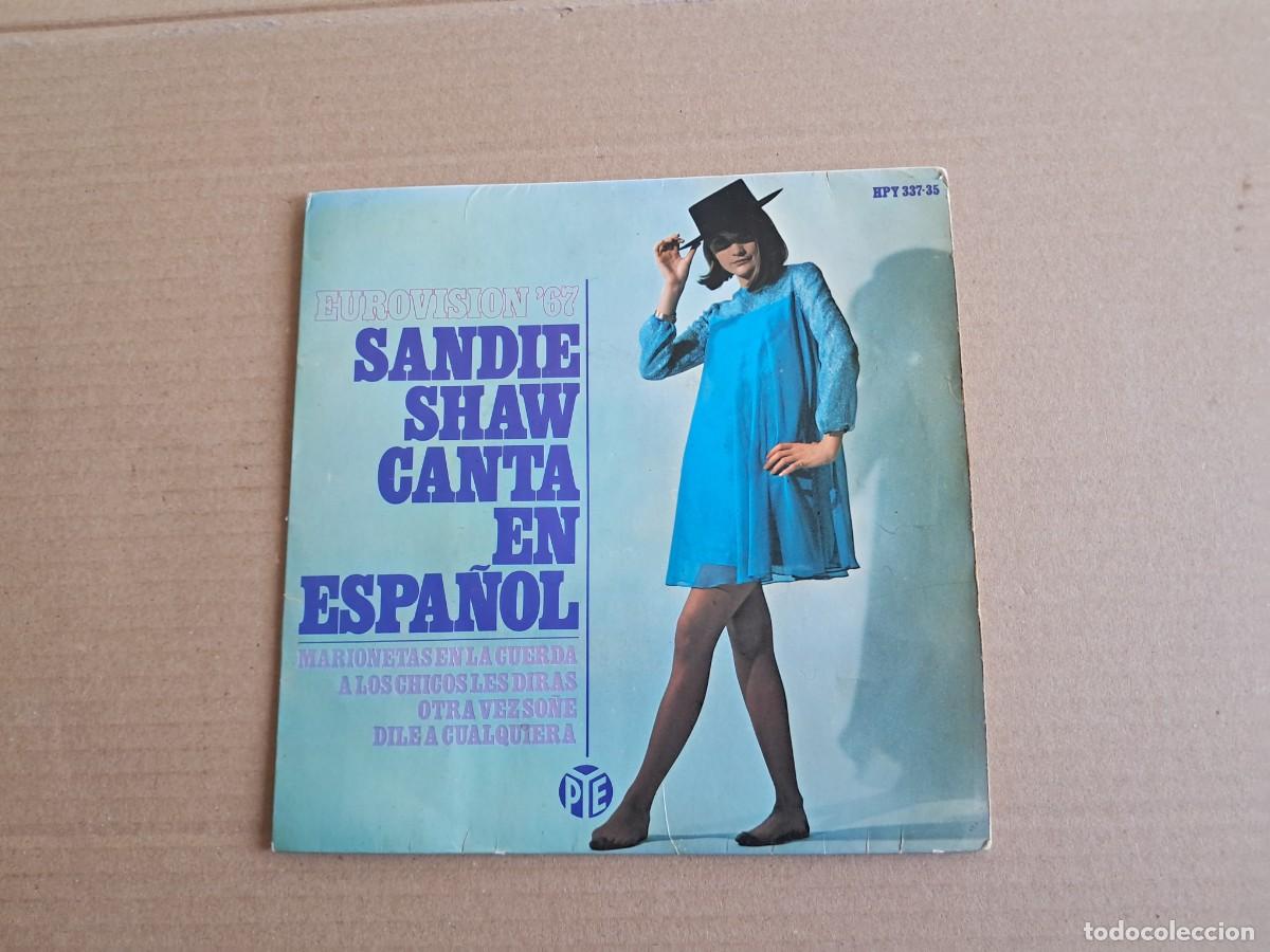 Discos de vinilo: SANDIE SHAW - MARIONETAS EN LA CUERDA ( EUROVISION 67 ) EP 4 TEMAS 1967 EDICION ESPA&Ntilde;OLA