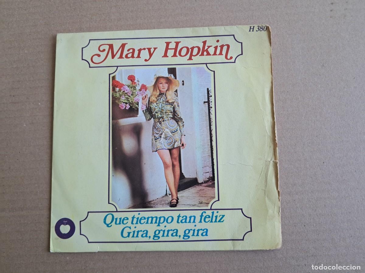 Discos de vinilo: MARY HOPKIN - QUE TIEMPO TAN FELIZ SINGLE 1968 EDICION ESPA&Ntilde;OLA