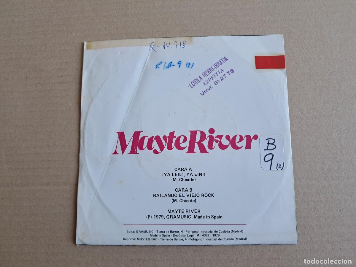 Discos de vinilo: MAYTE RIVER - YA LEILI YA EINI SINGLE 1979 - Foto 4