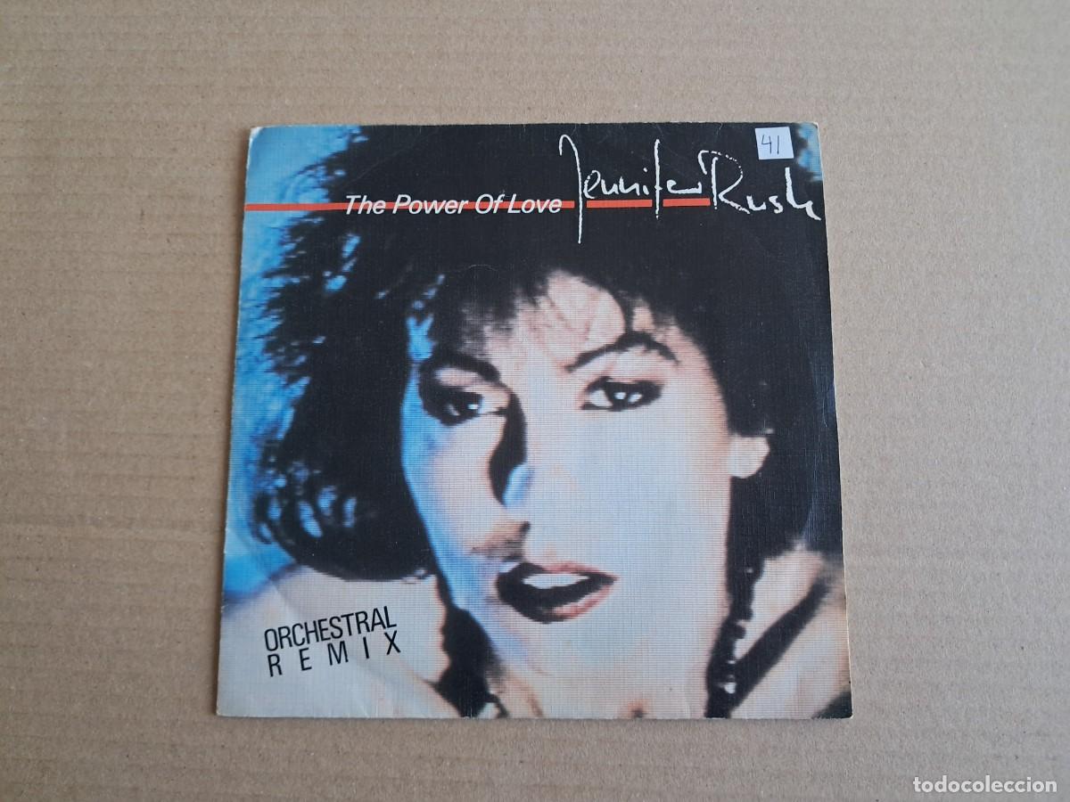 Discos de vinilo: JENNIFER RUSH - THE POWER OF LOVE SINGLE PROMOCIONAL 1985 EDICION ESPA&Ntilde;OLA