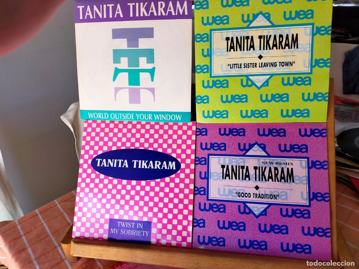 Discos de vinilo: TANITA TIKARAM. LOTE DE 4 SINGLES. WEA RECORDS. 1989