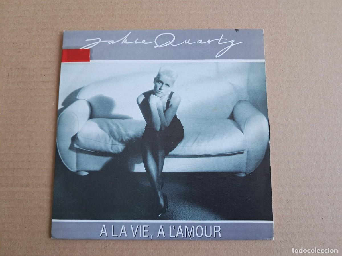 Discos de vinilo: JAKIE QUARTZ - A LA VIE A L&acute;AMOUR SINGLE PROMOCIONAL 1989 EDICION ESPA&Ntilde;OLA