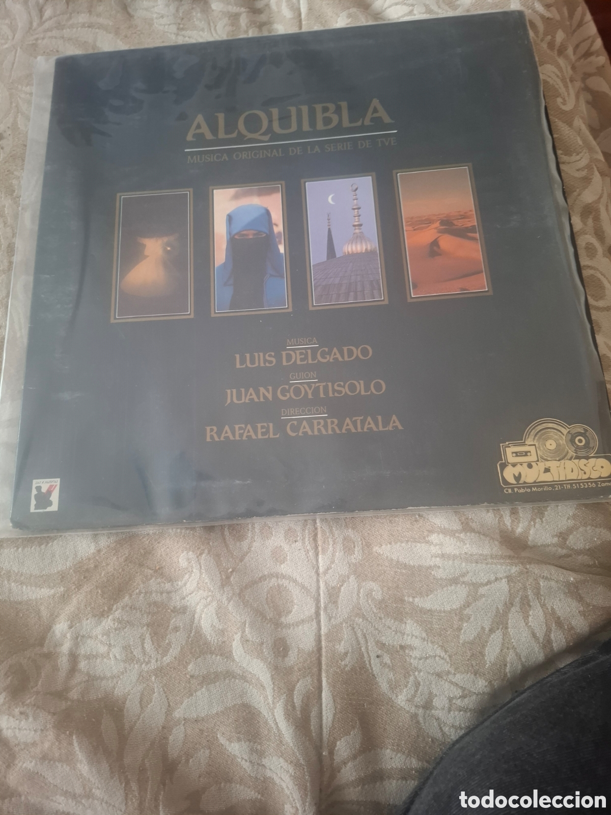 Discos de vinilo: Alquibla. BSO. Luis Delgado