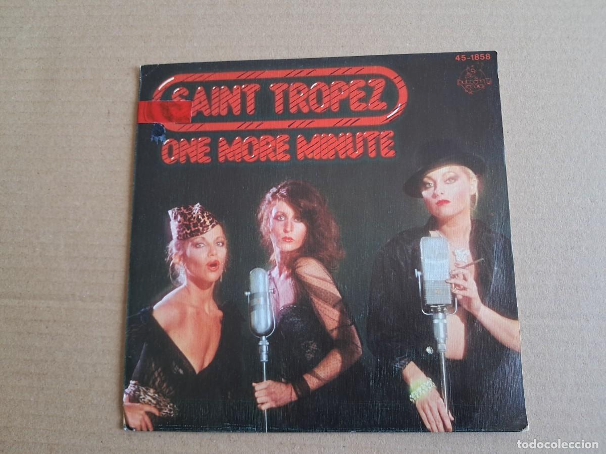 Discos de vinilo: SAINT TROPEZ - ONE MORE MINUTE SINGLE 1979 EDICION ESPA&Ntilde;OLA