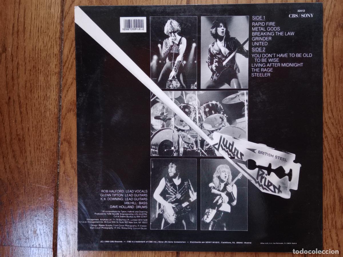 Discos de vinilo: Judas Priest - British Steel - Foto 2
