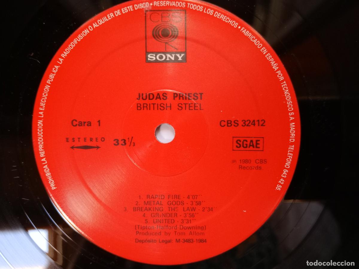 Discos de vinilo: Judas Priest - British Steel - Foto 3