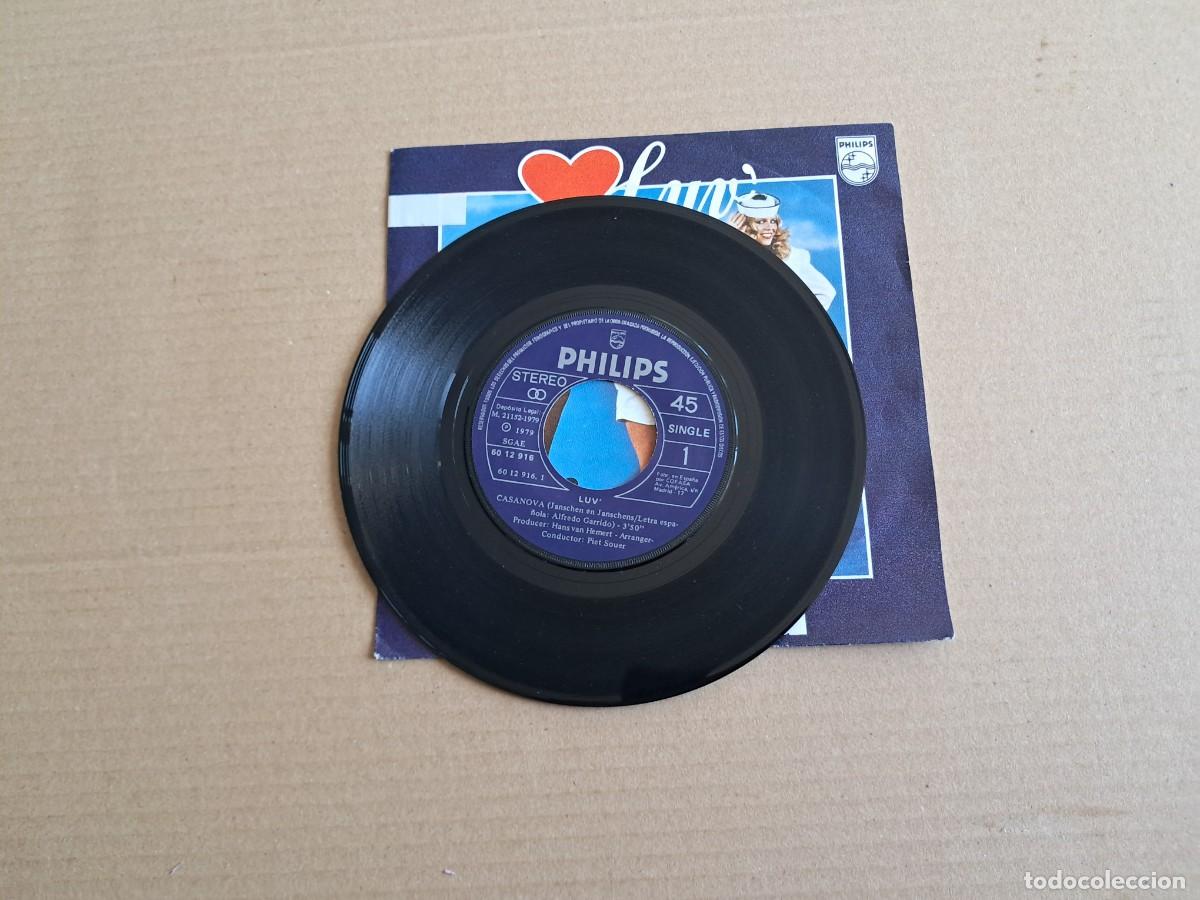 Discos de vinilo: LUV - CASANOVA SINGLE 1979 EDICION ESPA&Ntilde;OLA - Foto 2
