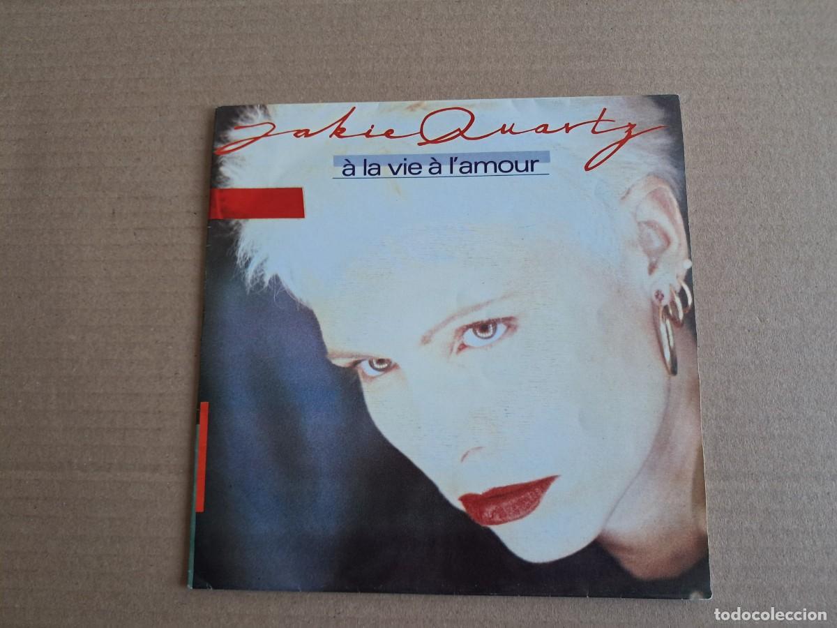 Discos de vinilo: JAKIE QUARTZ - A LA VIE A L&acute;AMOUR SINGLE PROMOCIONAL 1988 EDICION ESPA&Ntilde;OLA