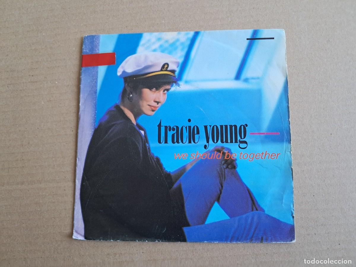 Discos de vinilo: TRACIE YOUNG - WE SHOULD BE TOGETHER SINGLE 1986 EDICION ESPA&Ntilde;OLA
