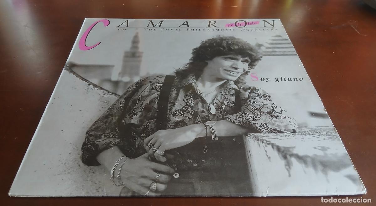 Discos de vinilo: CAMARON DE LA ISLA - SOY GITANO - LP - 1989 - CON ENCARTE