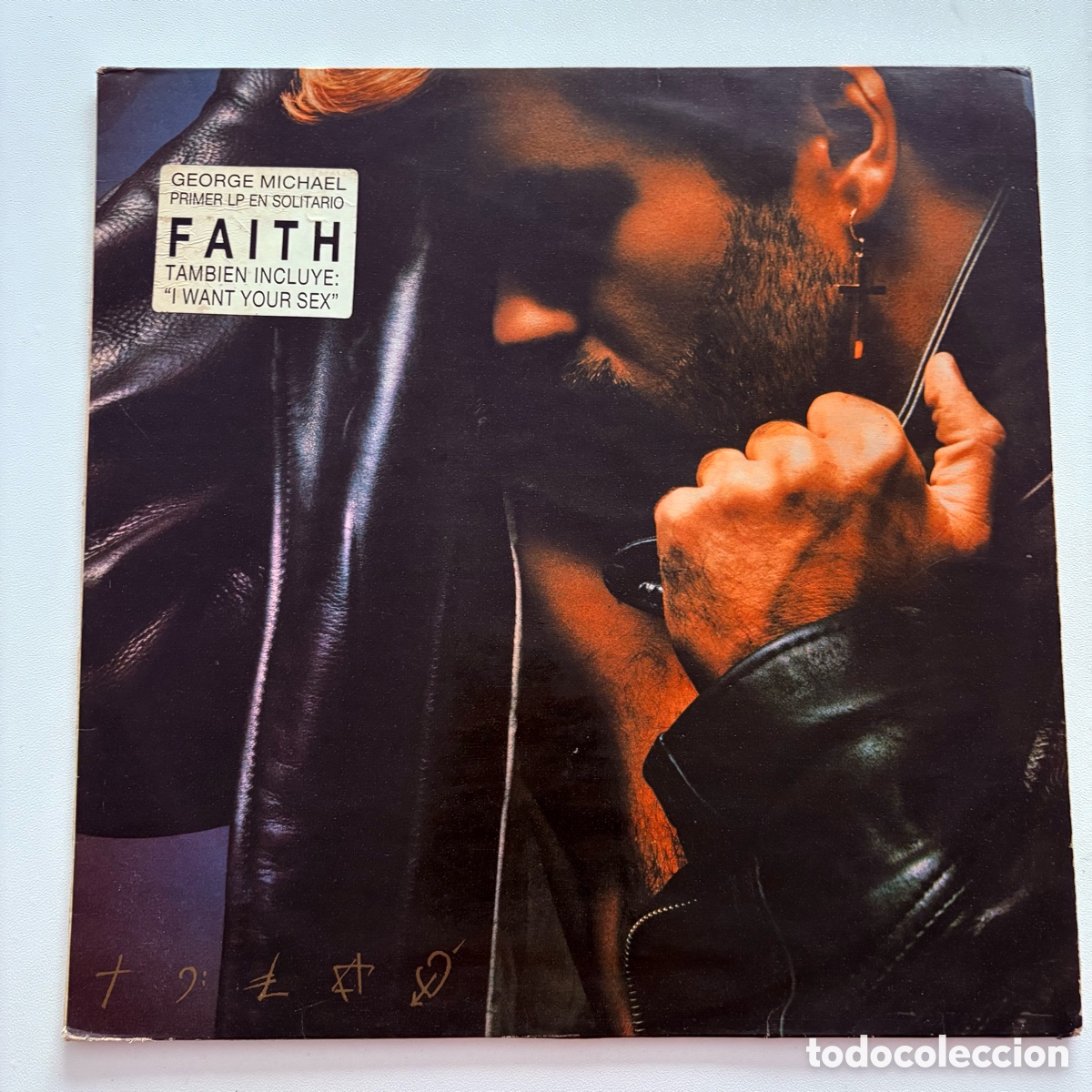 Discos de vinilo: lp George Michael &lrm;&ndash; Faith edicion espa&ntilde;ola de 1987