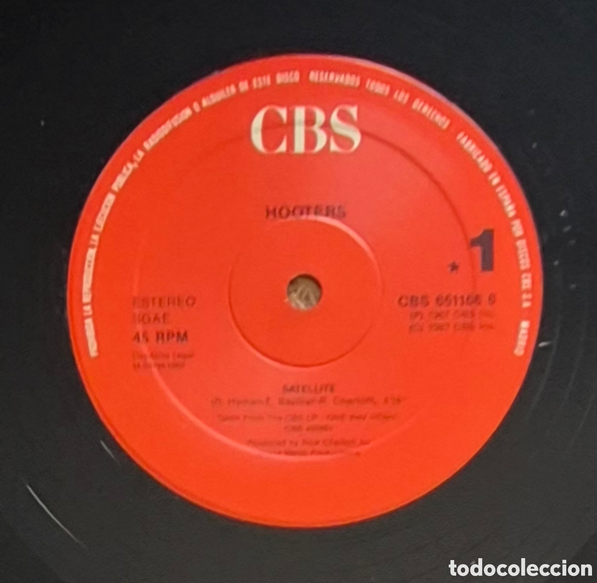 Discos de vinilo: MAXI - HOOTERS - SATELLITE - 1987 ESPA&Ntilde;A - Foto 3