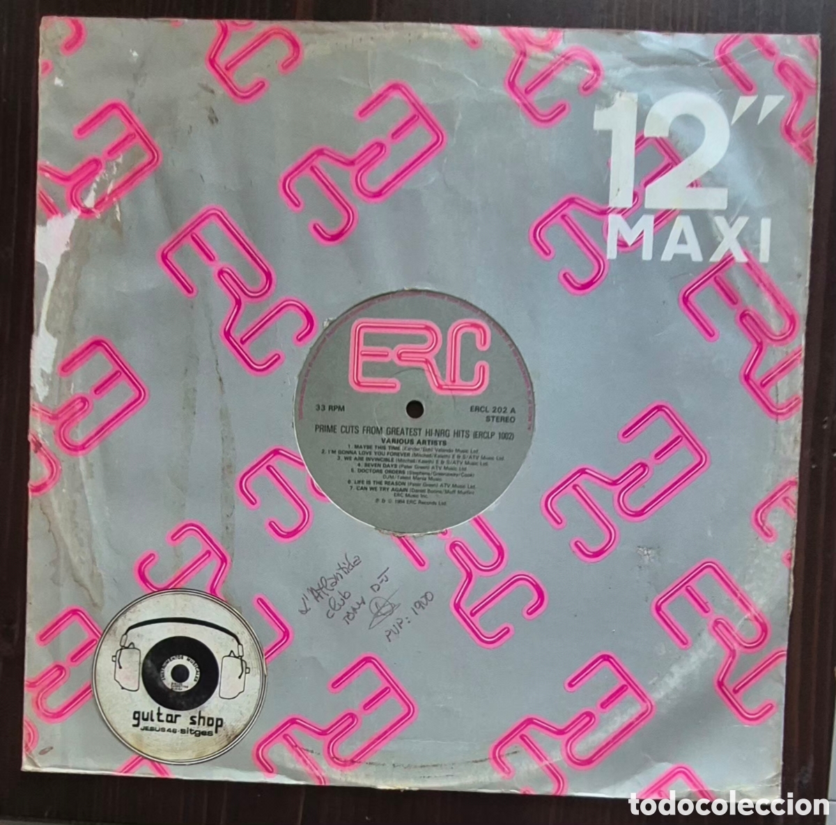 Discos de vinilo: MAXI - VARIOS - PRIME CUTS FROM GREATEST HI-NRG (ERCLP 1002) 1984 INGLATERRA