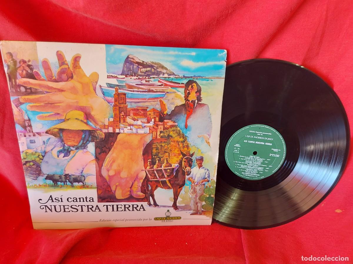 Discos de vinilo: LP AS&Igrave; CANTA NUESTRA TIERRA 1982 ( PEDIDOS M&Iacute;NIMOS 10 &euro; ) CAJA N.&ordm; 4 - LP