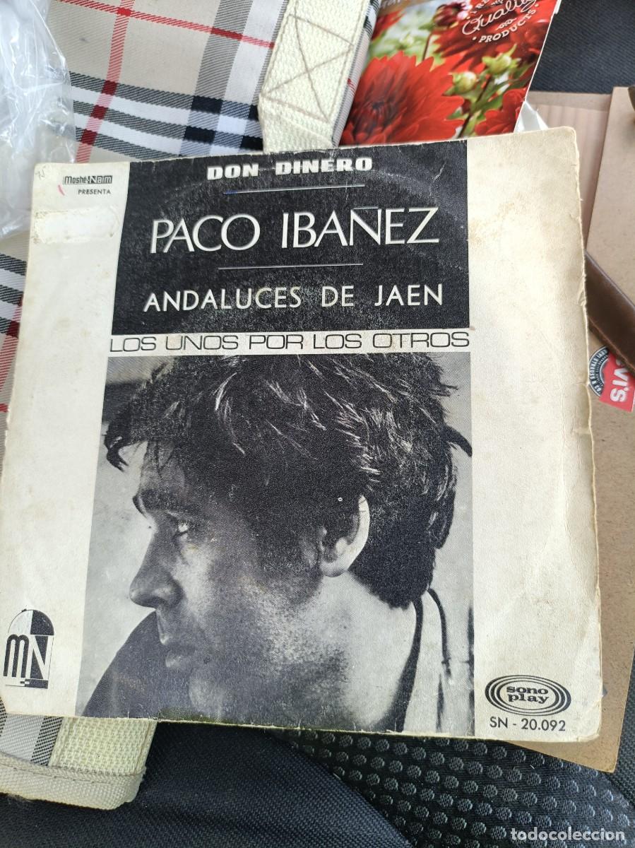 Discos de vinilo: SINGLE VINILO PACO IBA&Ntilde;EZ : DON DINERO ( QUEVEDO) + ANDALUCES DE JAEN ( MIGUEL HERNNDEZ )