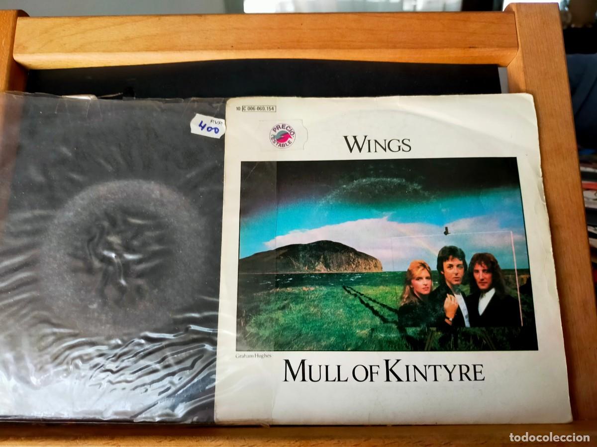 Discos de vinilo: WINGS (GRUPO DE P. McCARTNEY TRAS BEATTLES) MULL OF KINTYRE - GIRLS SCHOOL. EMI ODEON. 2 TEMAS. 1977