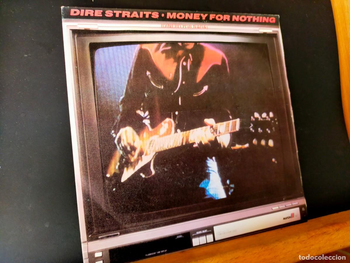 Discos de vinilo: DIRE STRAITS. MONEY FOR NOTHING - LOVE OVER GOLD (LIVE). PHONOGRAM LTD. 2 TEMAS. 1985