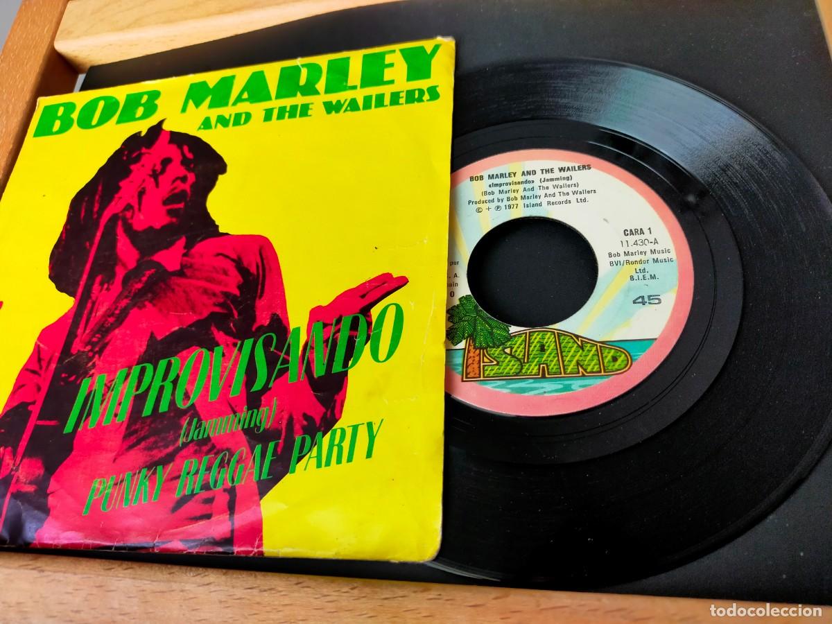 Discos de vinilo: BOB MARLEY AND THE WAILERS. IMPROVISANDO (JAMMING) - PUNKY REGGAE PARTY. ARIOLA. 2 TEMAS. 1977