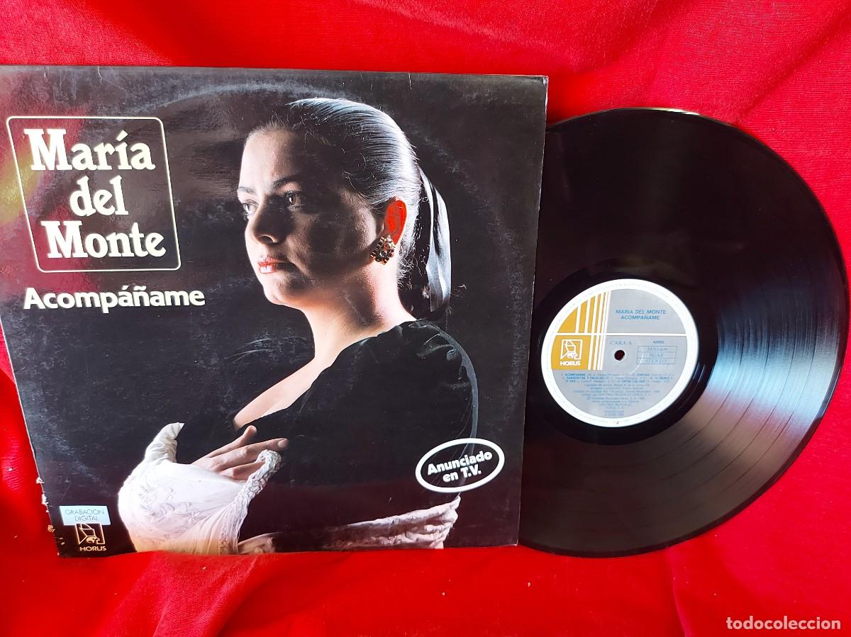 Discos de vinilo: LP MARIA DEL MONTE ACOMP&Agrave;&Ntilde;AME 1989 - ( PEDIDOS M&Iacute;NIMOS 10 &euro; ) CAJA N.&ordm; 4 - LP
